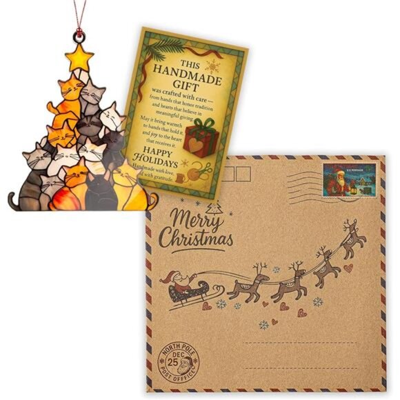 Funny Cute Cat Ornament - Picture 5 of 6